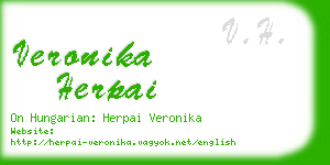 veronika herpai business card